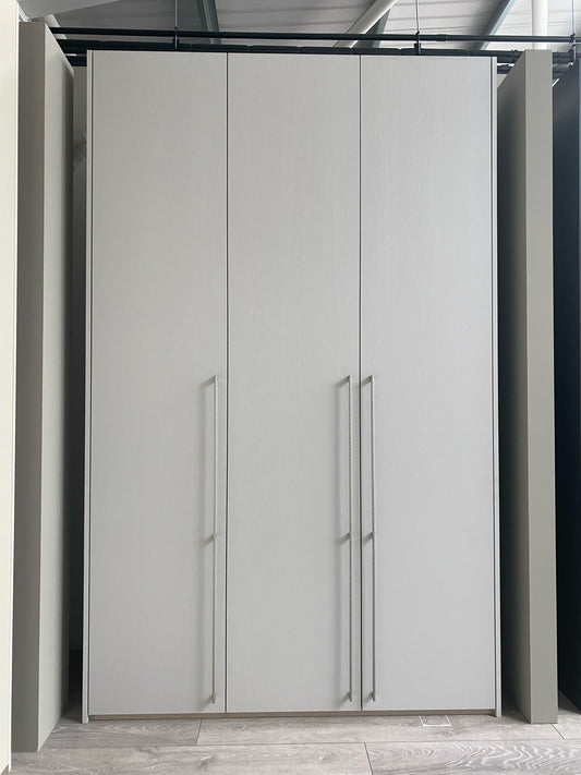 Platinum White Hinged Wardrobe